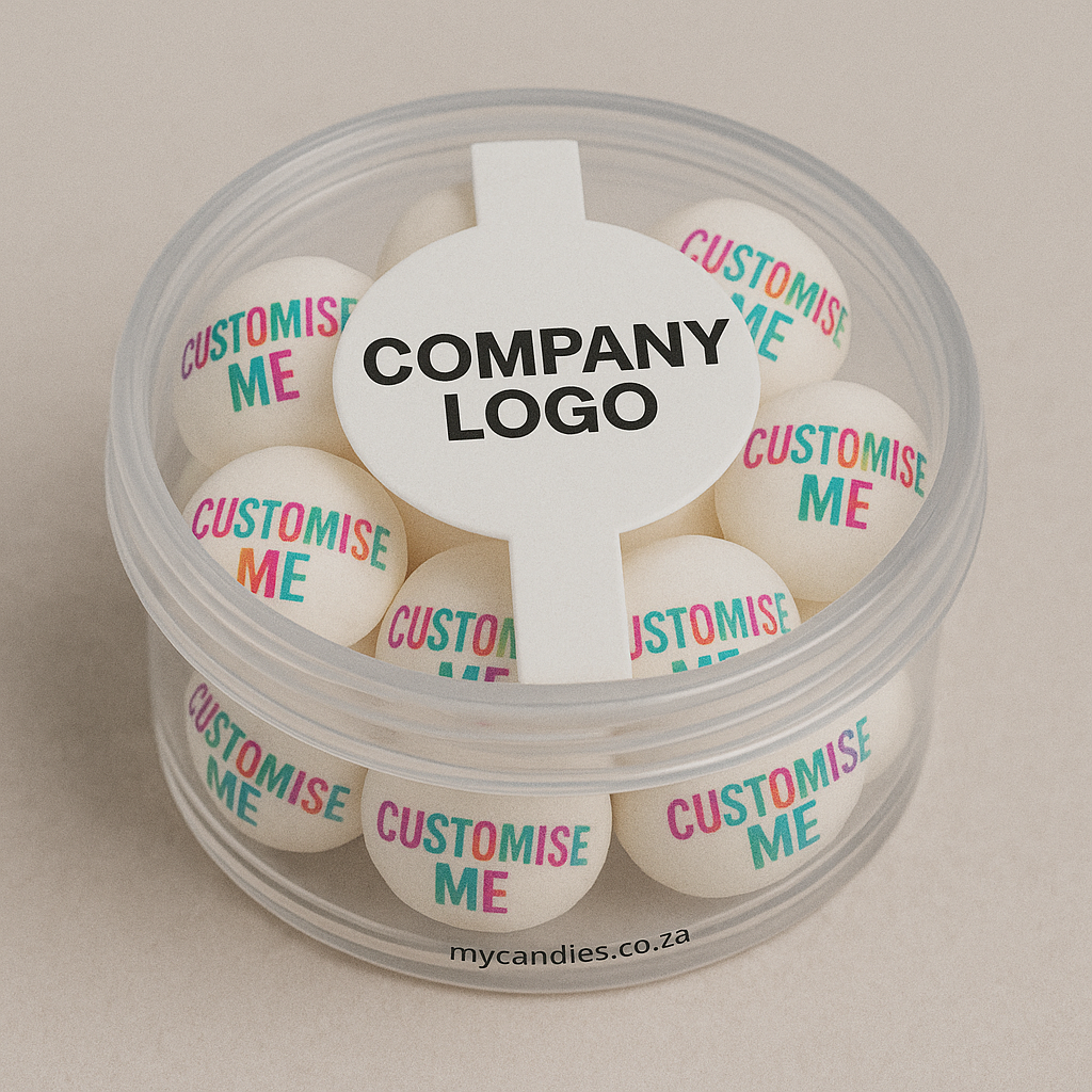 Personalised Edible Printed Softmints in Acrylic Gift Box – (MOQ 150)
