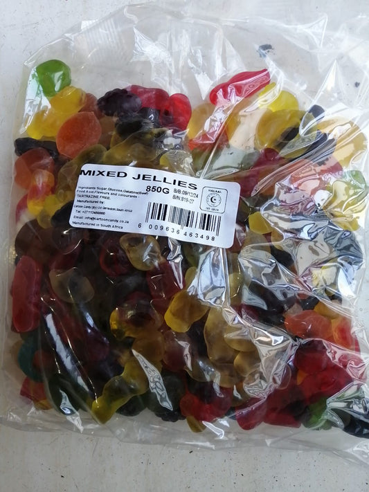 Yummy Gummy - Mixed Jellies Sour Sugared 900g