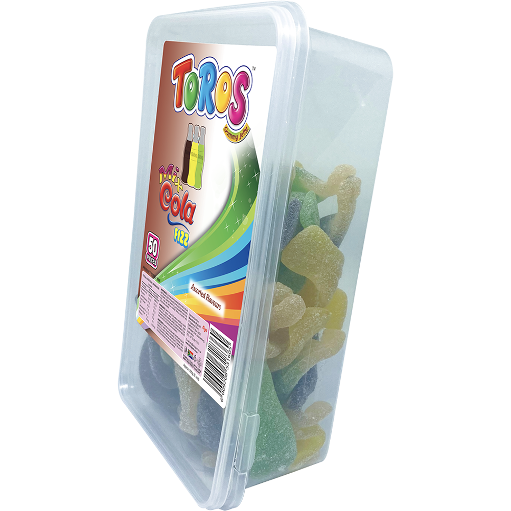 Toros Gummy Jelly - Cola Tubs 50's