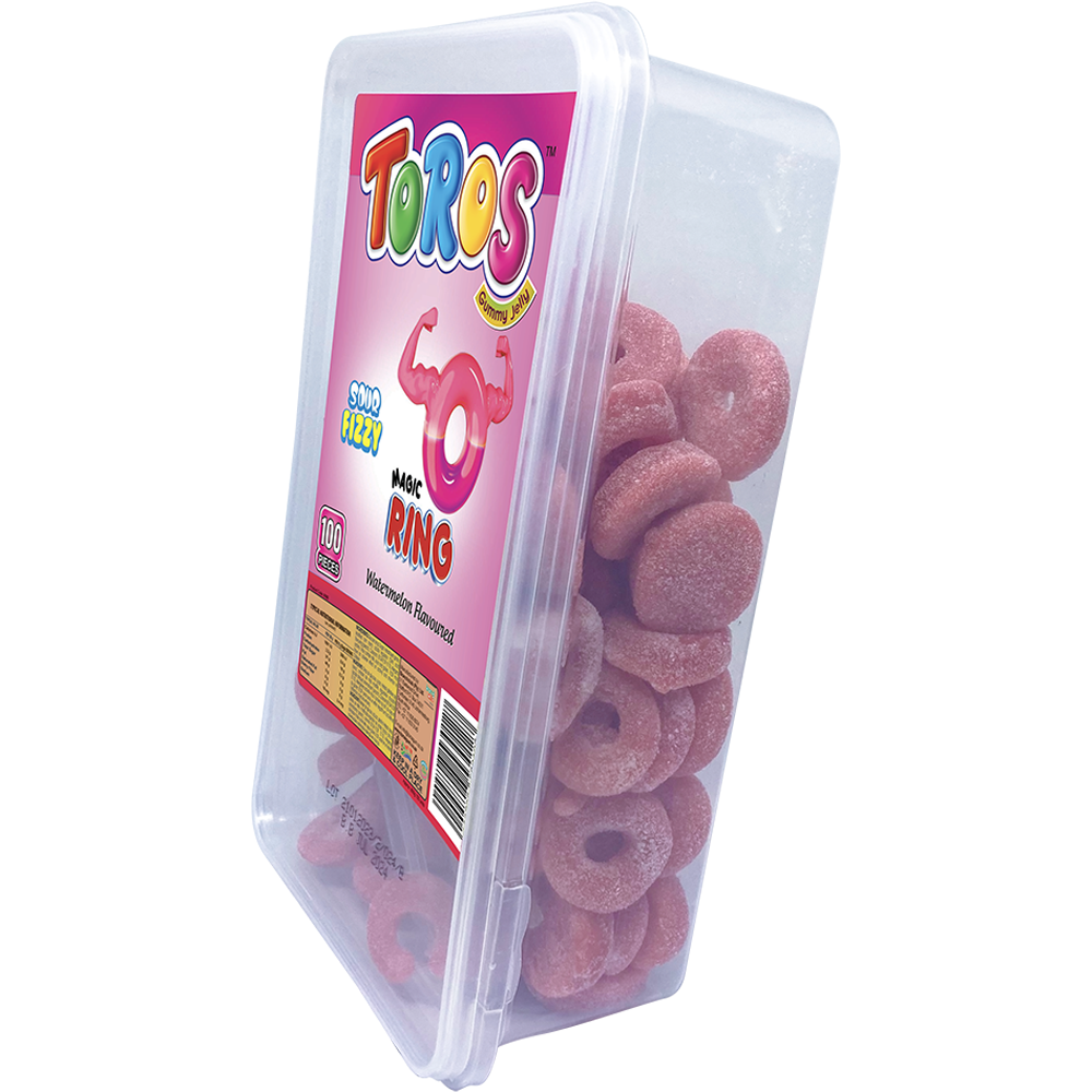 Toros Gummy Jelly – Magic Ring – Watermelon 100's