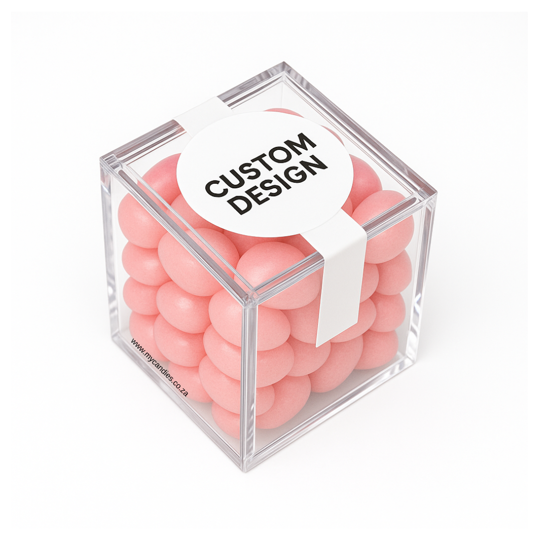 Jelly Beans Medium Box - Pink (Peach) Min Order of 50