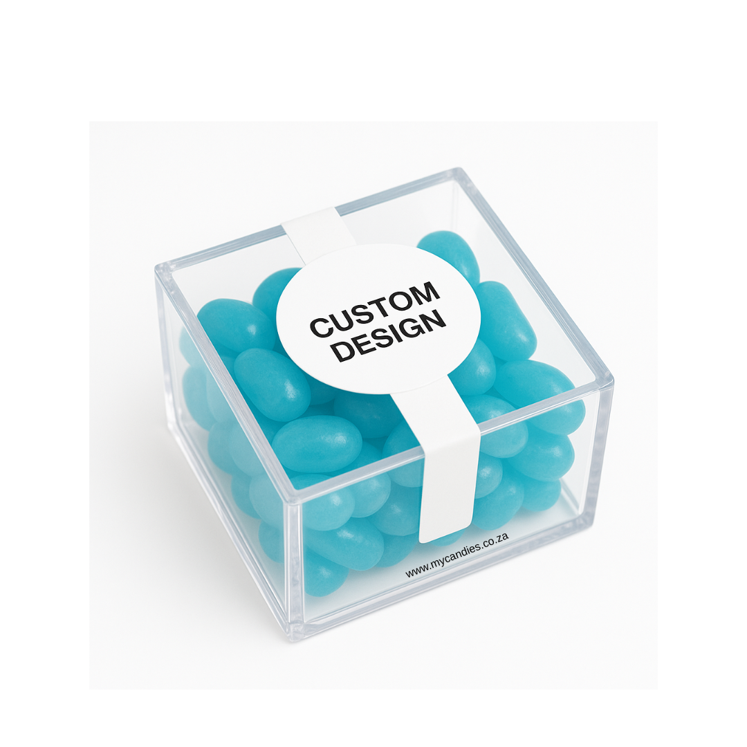 Jelly Beans Mini Box - Blueberry (Blue) Min Order of 50