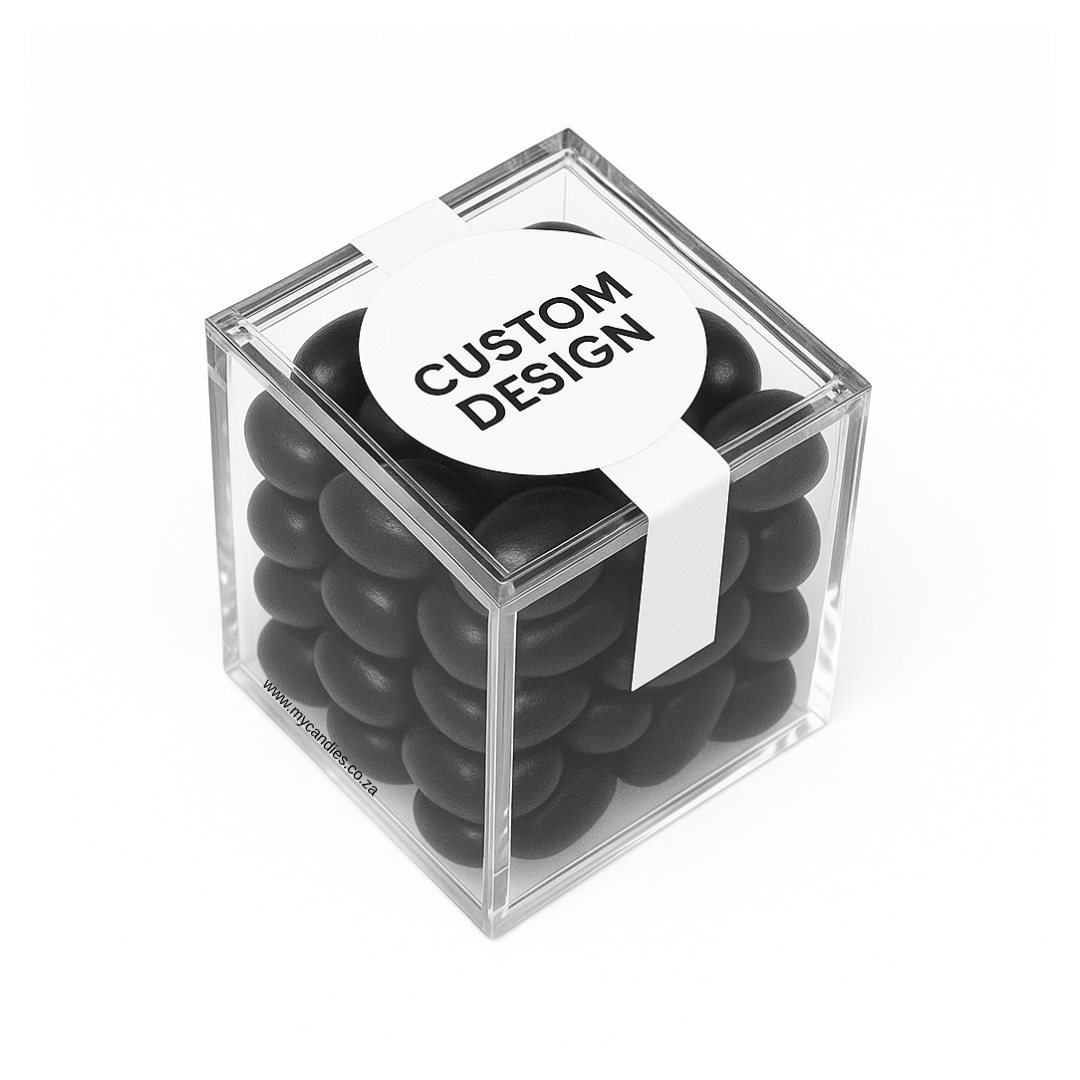 Jelly Beans Medium Box - Cherry (Black) Min Order of 50