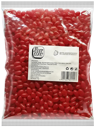 Mr Jelly Bean - Jelly Beans - Red Strawberry 1kg