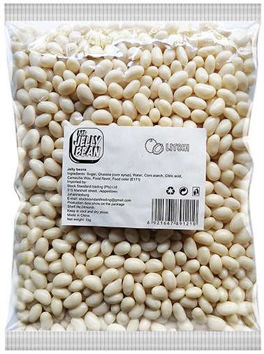 Mr Jelly Bean - Jelly Beans - White Litchi 1kg