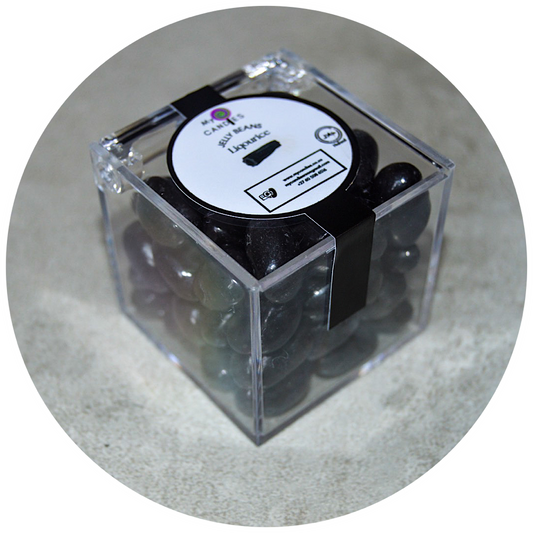 Jelly Beans Medium Box - Cherry (Black) Min Order of 50