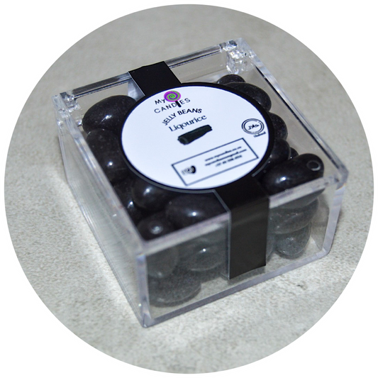 Jelly Beans Mini Box - (Black) Min Order of 50