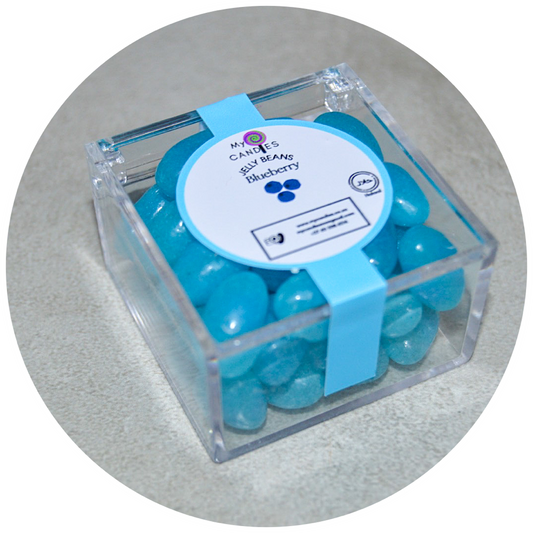Jelly Beans Mini Box - Blueberry (Blue) Min Order of 50