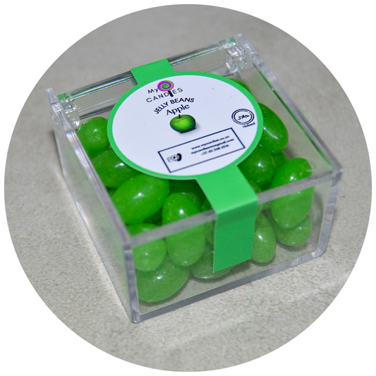 Jelly Beans Mini Box - Apple (Green) Min Order of 50