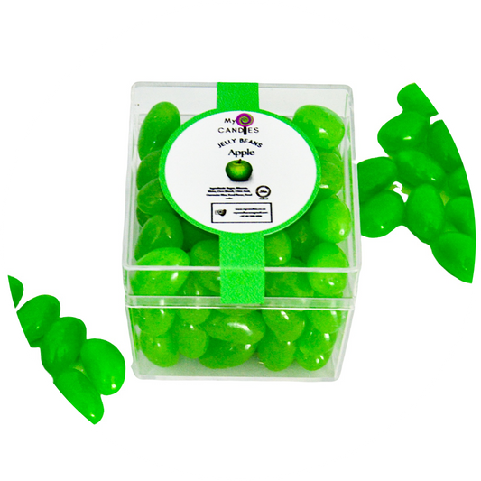 Jelly Beans Medium Box - Apple (Green) Min Order of 200