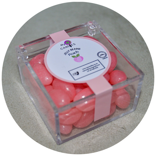 Jelly Beans Mini Box - Pink (Peach) Min Order of 50
