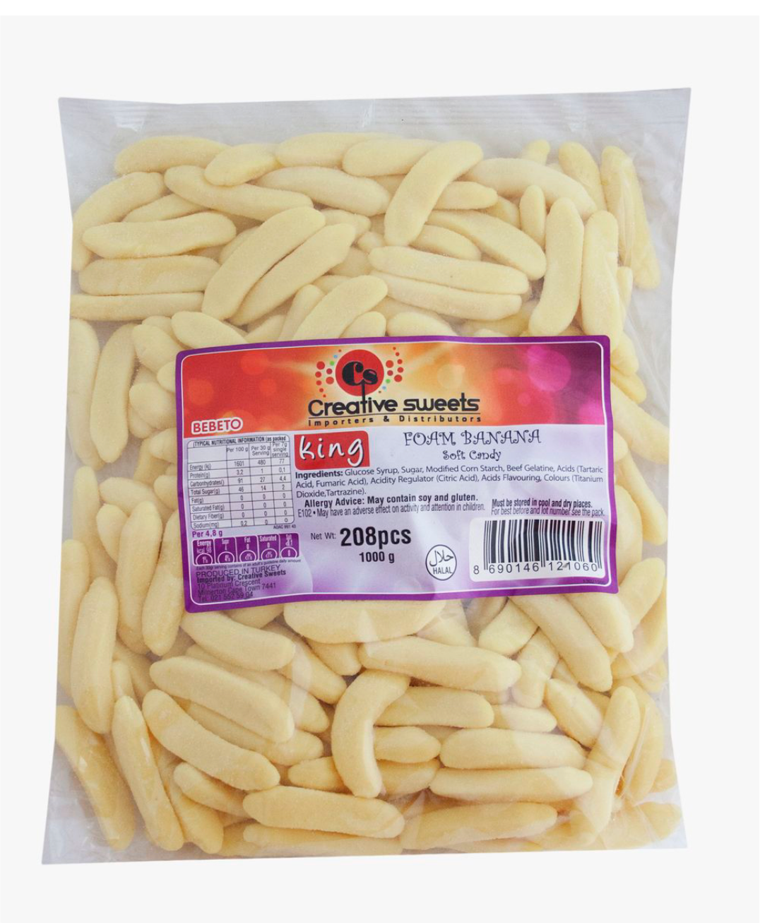 Kings Gummies - Banana Slices 1kg