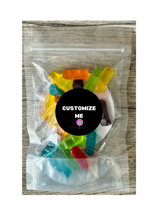 Gummy Gift - Pouch filled with 100g Jelly Babbies (Min Order of 150)