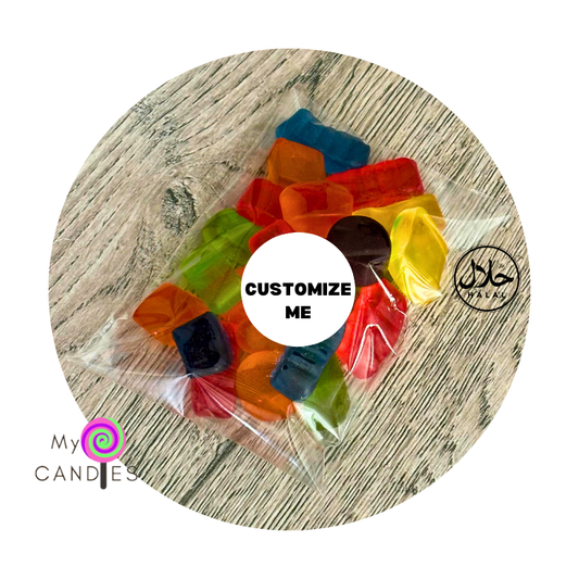 Gummy Gift - Pillow Pack filled with 100g Wine Gums (Min Order of 150)