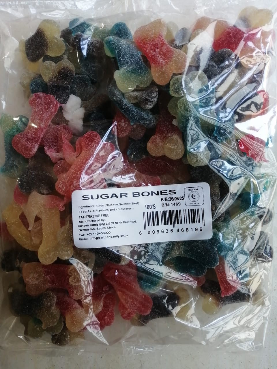 Yummy Gummy - Sugar Bones (100's)