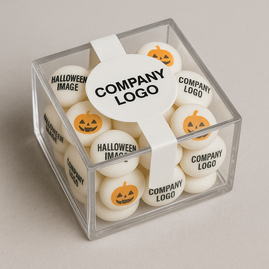 Personalised Edible Printed Softmints in Acrylic Gift Box – (MOQ 150)