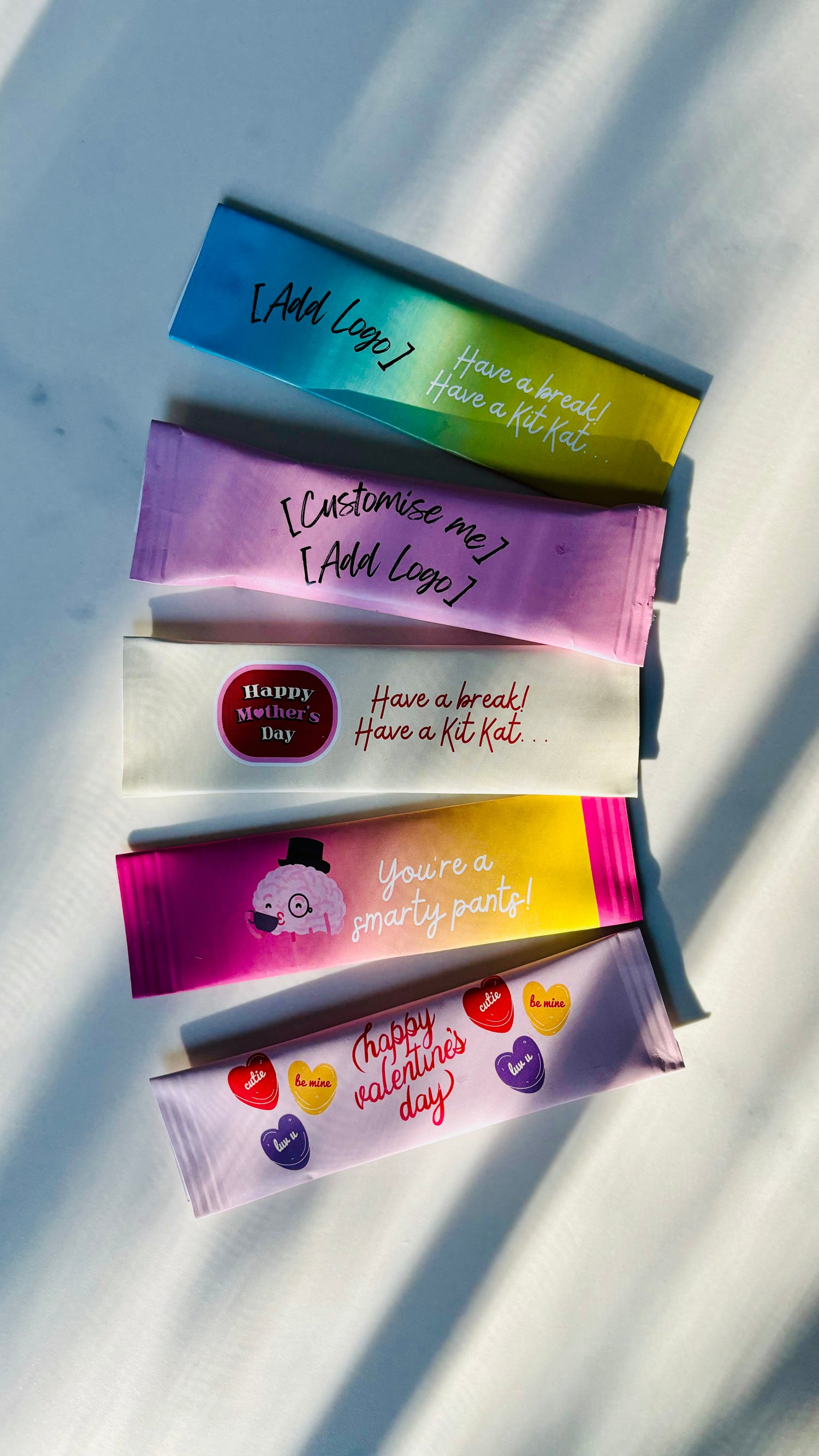 Personalised Chocolate Wrappers