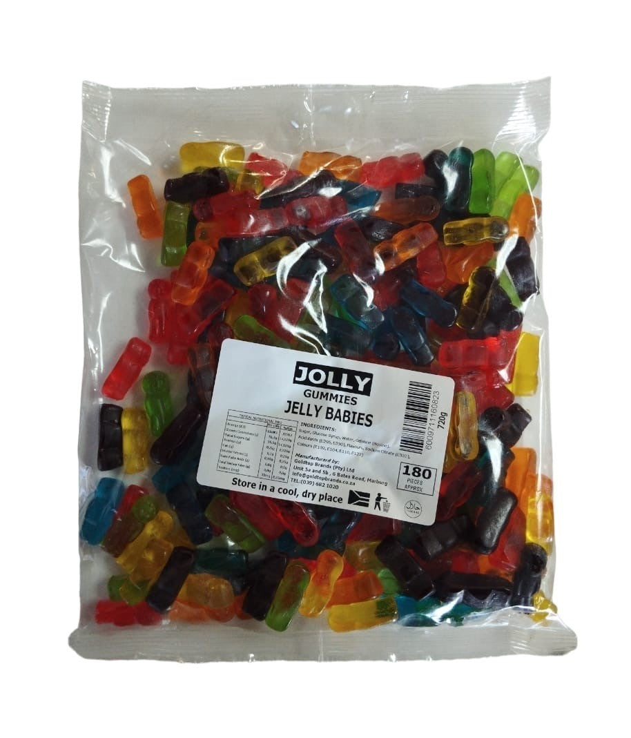 Jolly Smax Gums 720g Jelly Babies Pack