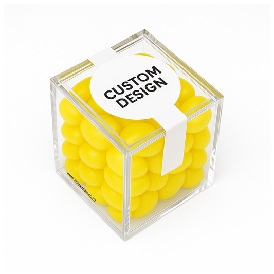 Jelly Beans Medium Box - Yellow (Pineapple) Min Order of 50